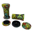 Atomic "La Catrina" Street Art fém őrlő és tároló 55mm rfsmoke.hu lifestyle kiegészítő