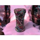 ​Atomic "La Catrina" pink fém őrlő és tároló 55mm ciklámen szemekkel rfsmoke.hu lifestyle kiegészítő