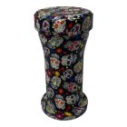 Atomic "La Catrina" Deep Black fém őrlő és tároló 55mm színes koponyákkal rfsmoke.hu lifestyle kiegészítő