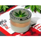 Atomic Zinc Life bronz fém őrlő 55 mm 4 részes daráló színes gyűrűvel és levélmintával rfsmoke.hu lifestyle