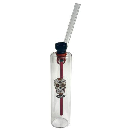 Atomic Üveg Lifestyle Pipa - Forgatható 14 cm Calavera 