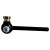 Üvegpipa Atomic Black 8 - Ezüst Fém Kazánnal (12 cm) 