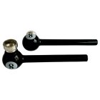 Üvegpipa Atomic Black 8 - Ezüst Fém Kazánnal (12 cm) 