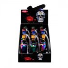 Atomic Mini Üveg Pipa 11cm - Szivárvány Kaméleon Kínáló (12db-os) 