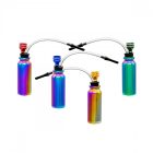 Atomic Mini Üveg Pipa 11cm - Szivárvány Kaméleon Kínáló (12db-os) 
