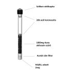 Atomic Üvegpipa Active Tube Víztiszta 