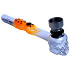 Üvegpipa – Atomic Skull & Spider 3D – 12 cm 