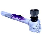 Üvegpipa – Atomic Skull & Spider 3D – 12 cm 
