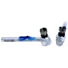 Üvegpipa – Atomic Skull & Spider 3D – 12 cm 