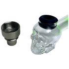  Üvegpipa – Atomic Skull & Spider 3D (12 cm) – 24 db-os kínáló 