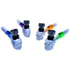  Üvegpipa – Atomic Skull & Spider 3D (12 cm) – 24 db-os kínáló 