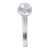 Atomic Üvegpipa Tónus 10cm Pinkcsík (1db-os) 0213008