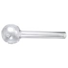 Atomic Üvegpipa Víztiszta 10 cm 