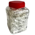  Atomic Üvegpipa Víztiszta 10cm Kínáló (60db-os) 