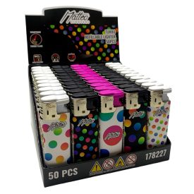 Öngyújtó Matteo Vihar Colorful Dots (50db-os) 178227
