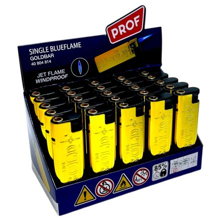 Jet Vihargyújtó Prof Fémházas Gold (25db-os) 206664