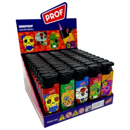 Vihargyújtó Prof Touch Color Skull (50db-os) 205332