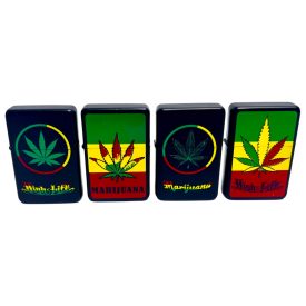 Benzines Öngyújtó Atomic Cannabis (1db-os) 2929405