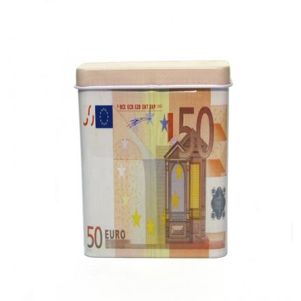 Fém Cigarettatartó doboz "50 Euro"