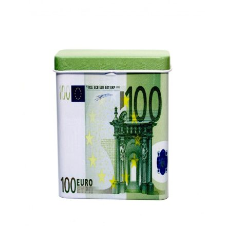 Fém Cigarettatartó doboz "100 Euro"