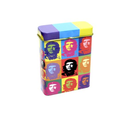 Fém Tároló Doboz - Che Guevara Mozaikos Minta (Színes) 