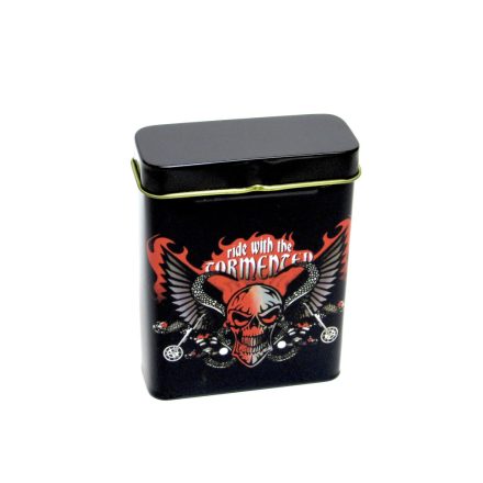 Fém Tároló Doboz – Dark Wings & Skull Mintával