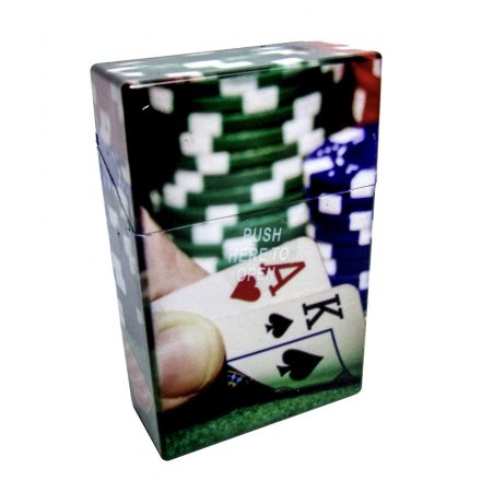 Click Box Cigarettatartó Poker Ász-Király