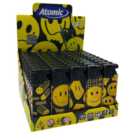 Öngyújtó Atomic Vihar Smiley (50db-os) 3635028