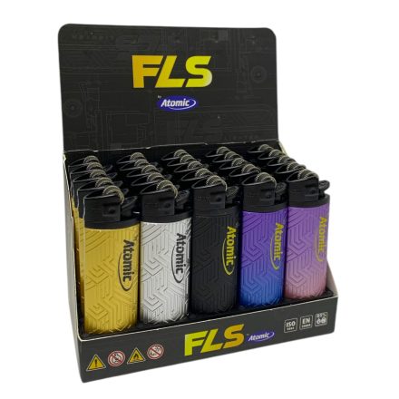 Öngyújtó Atomic Tűzköves Touch Fémes (25db-os) 3934000