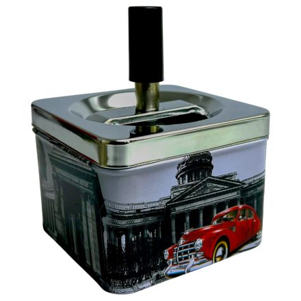 Hamuzó Bepörgetős Kocka Piros Kocsi (1db-os)