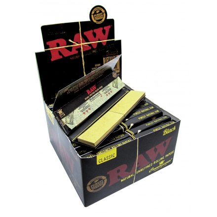 Raw Black KS Slim + Tips Cigarettapapír (24db-os)
