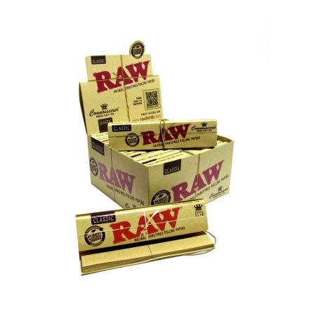 Raw KS Slim + Tips Classic Cigarettapapír (24db-os)