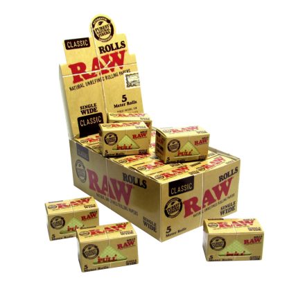 Raw Rolls Mini SW Classic 5 méter Cigarettapapír (24db-os)