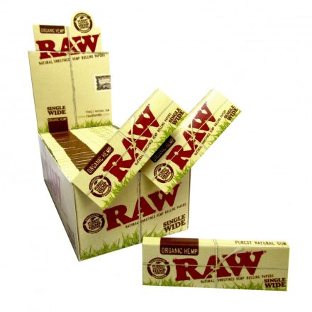 Raw Rövid Organic Cigarettapapír (50db-os)