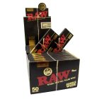 Raw Rövid Black Cigarettapapír (50db-os)