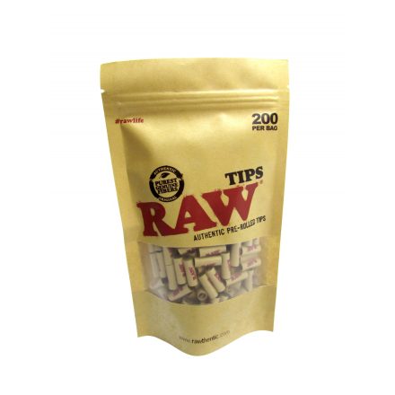 Raw Pre-Rolled 200 Tips Tasak Cigarettapapír (1db-os)