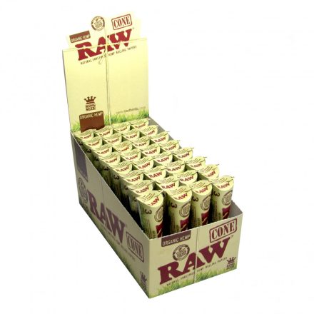 Raw Cone KS Organic [3db Cone Cigarettapapír Tölcsérben] (1db-os)