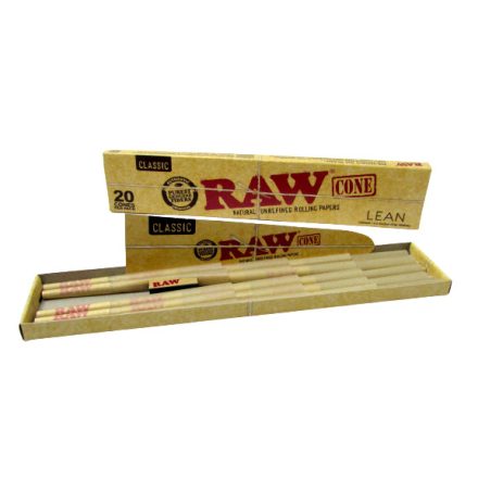 Raw Classic Lean Cones Tölcsér Cigarettapapír (1db-os)