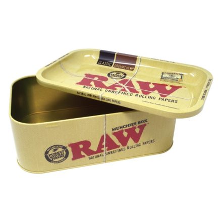 Raw Doboz Tálca fedővel - "Munchies Box"
