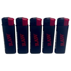 Öngyújtó Raw Elektromos Fekete (5db-os)